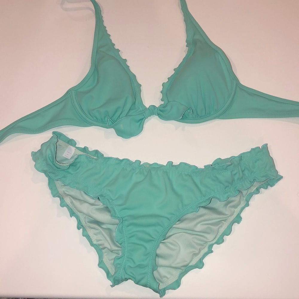 Pink Victoria’s Secret swim suit